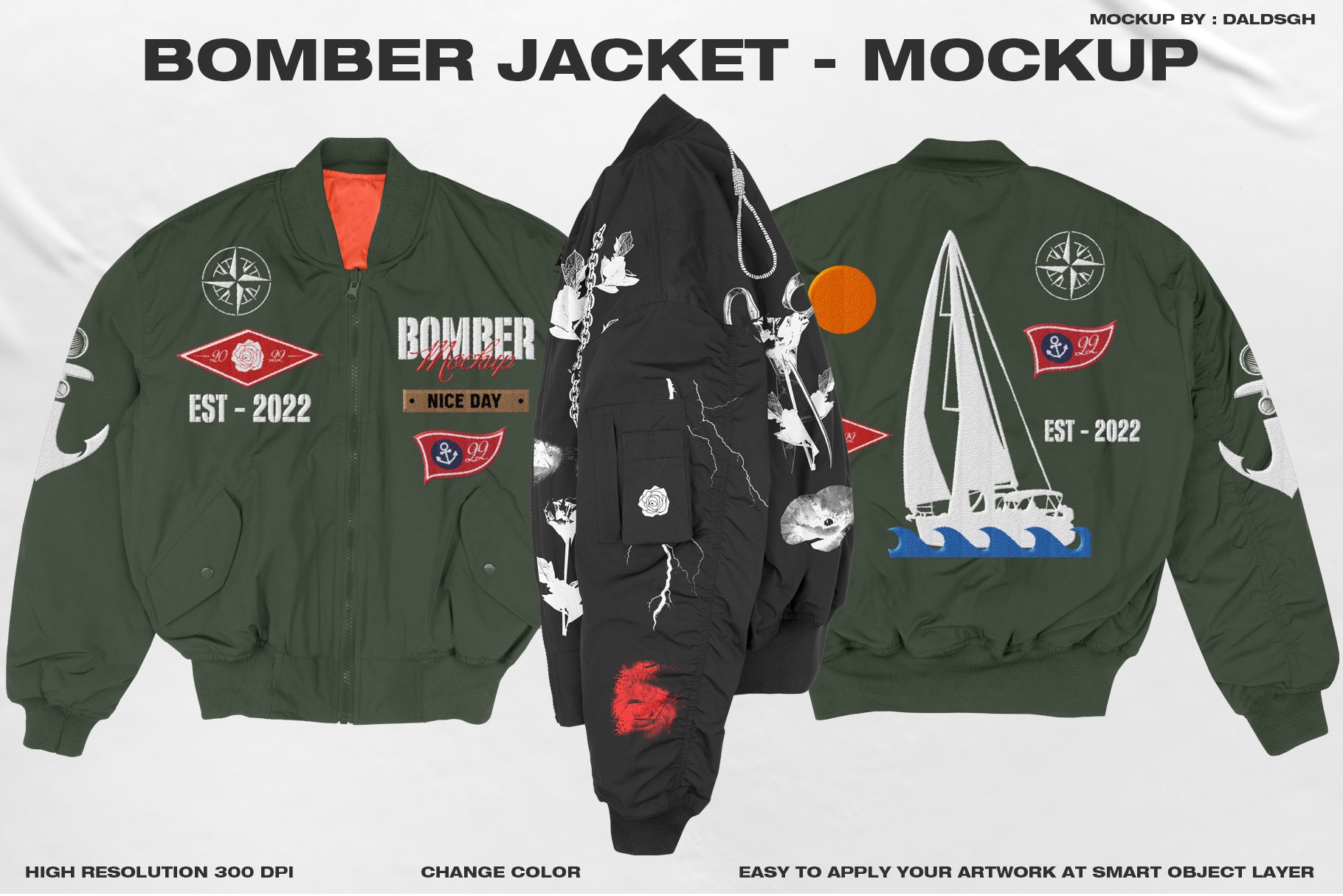 Bomber Jacket - Mockup cover image.