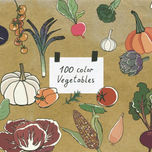 100 Color Vegetables cover image.
