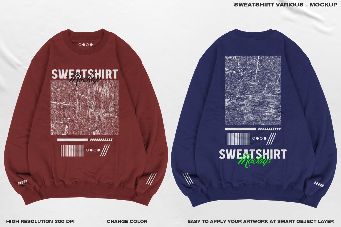 Sweatshirt Various - Mokcup preview image.