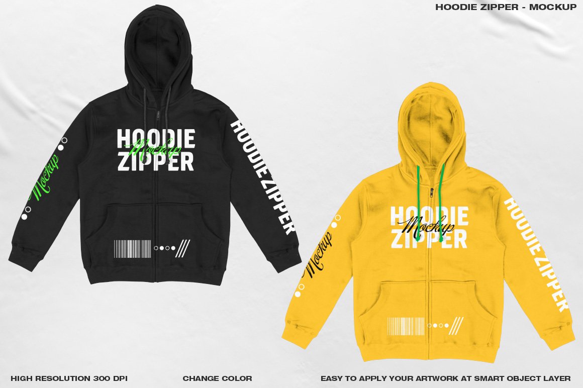 Hoodie Zipper - Mockup preview image.