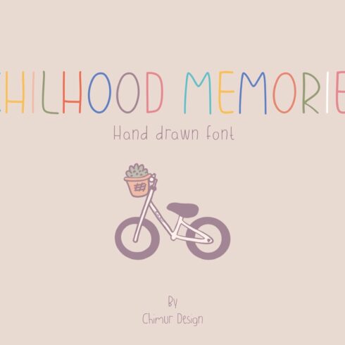 CHILHOOD MEMORIES | Kids Font cover image.