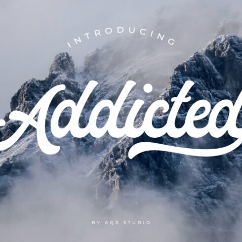 Addicted Font cover image.