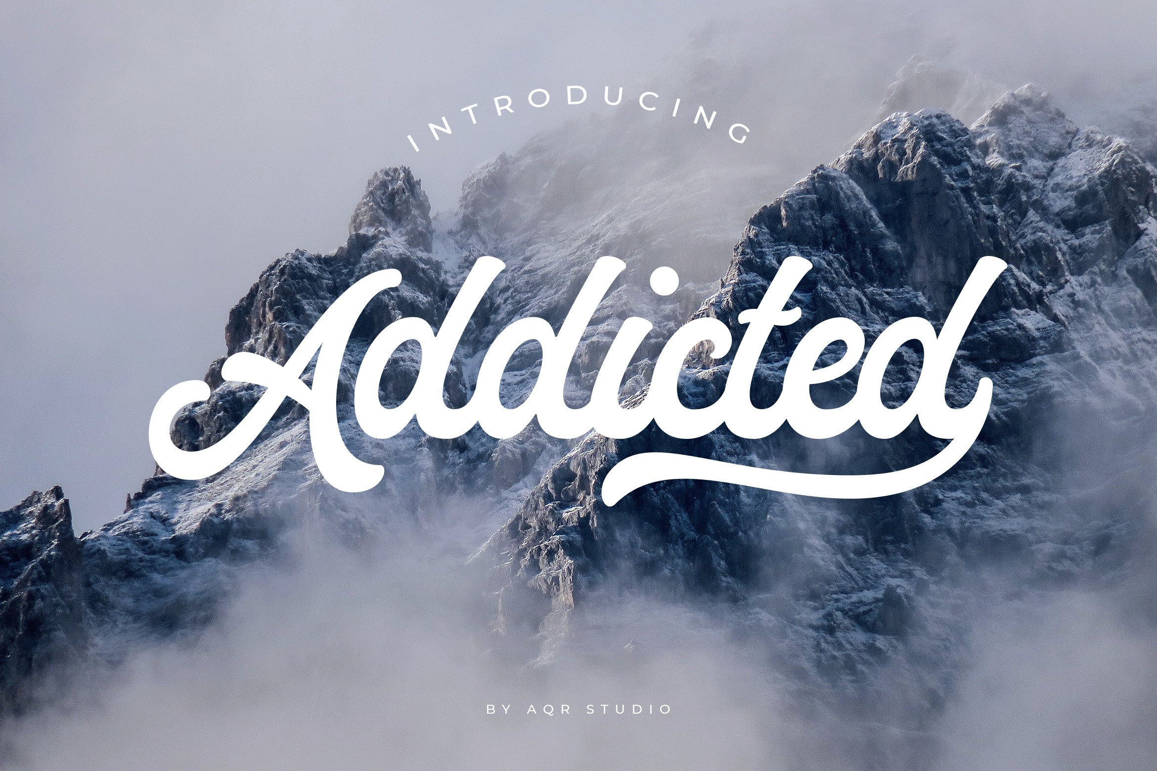 Addicted Font cover image.