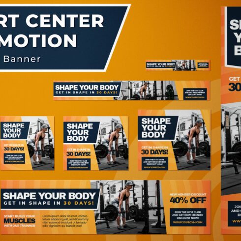 Sport Center Promotion - Web Ads cover image.
