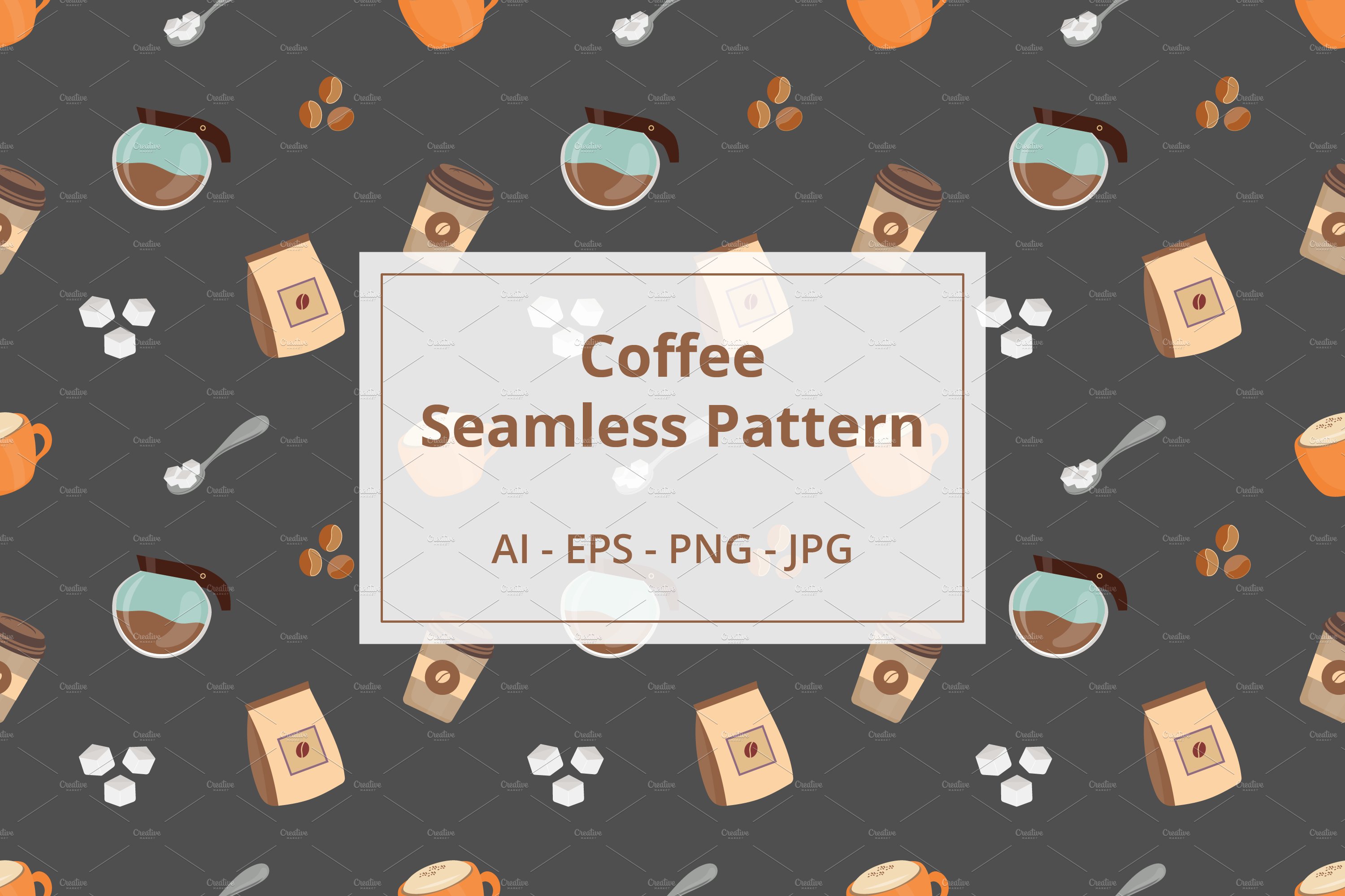 Coffee Seamless Pattern cover image.