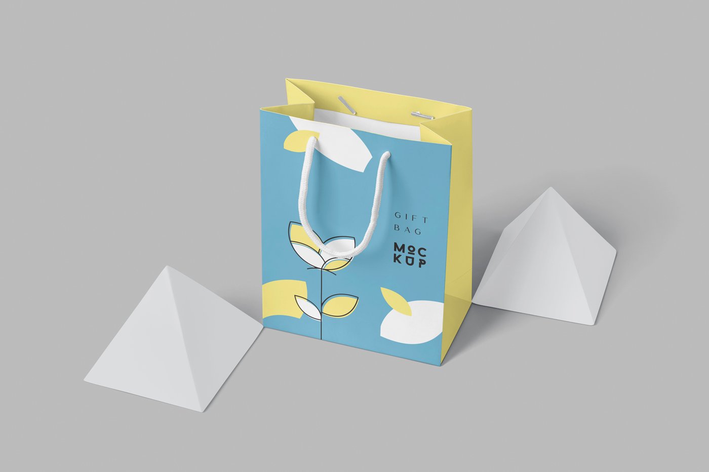 Paper Gift Bag Mockups cover image.