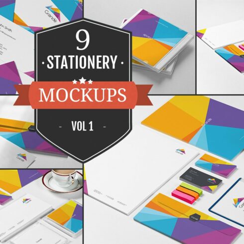 Branding Stationery Mockups Vol. 1 cover image.
