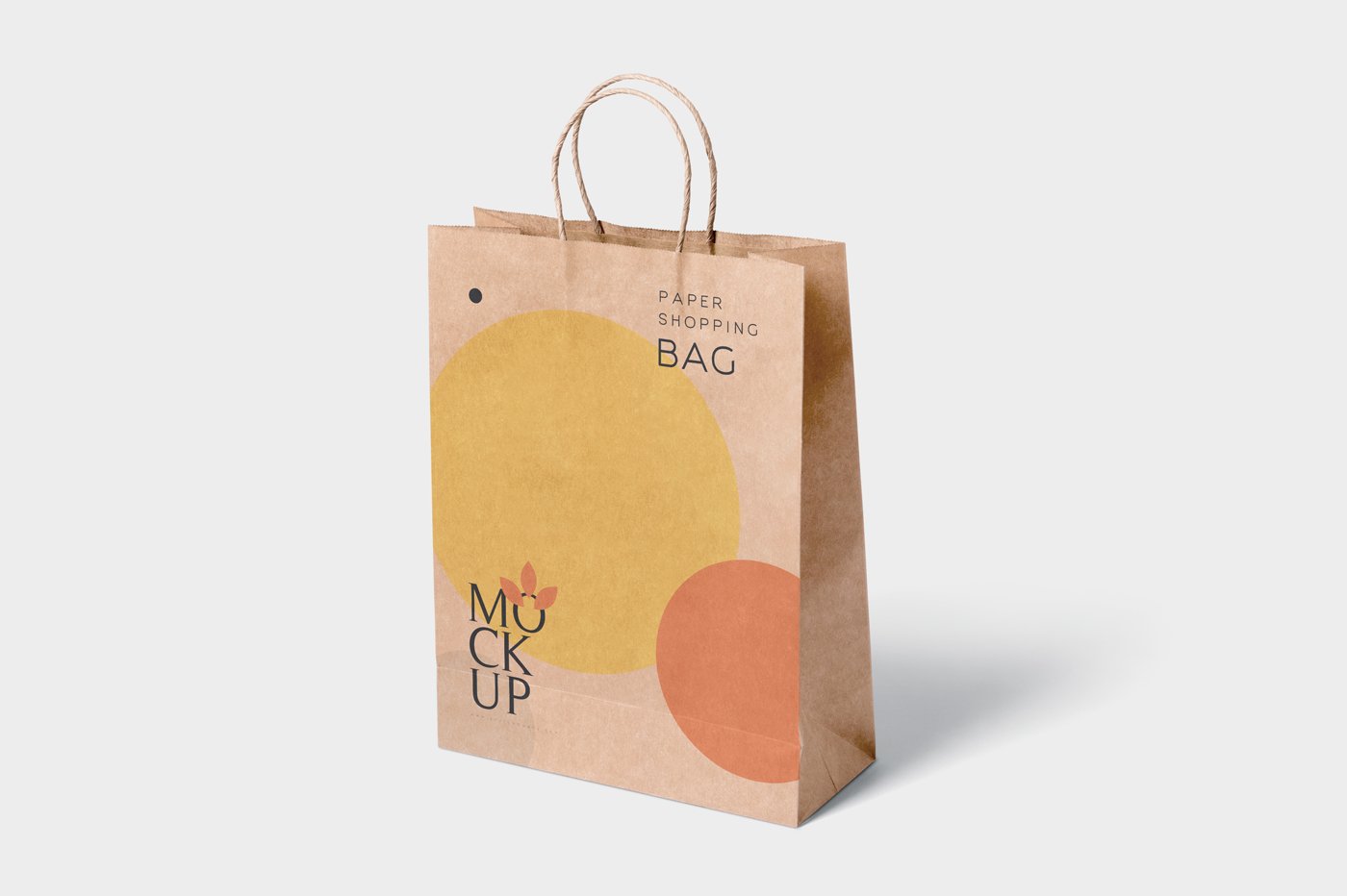 5 Paper Shopping Bag Mockups cover image.