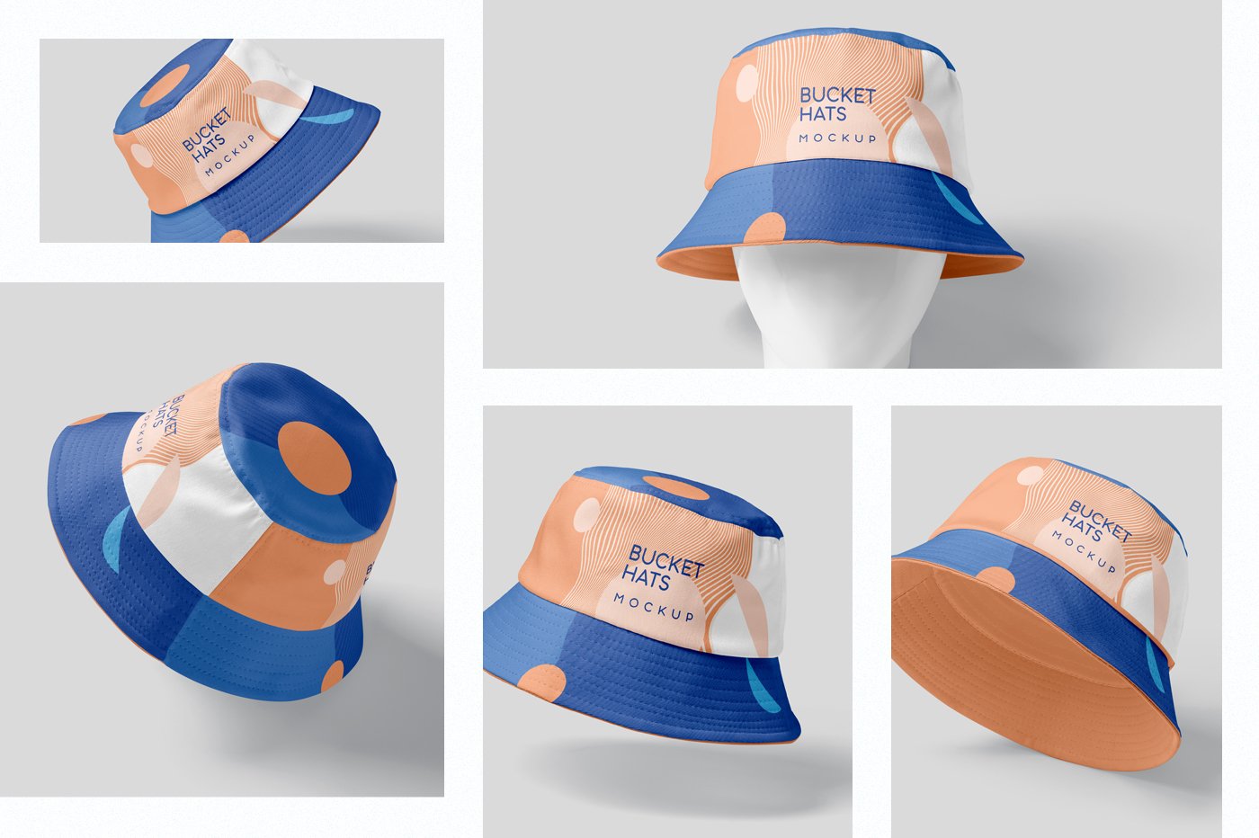 Bucket Hat Mockups preview image.