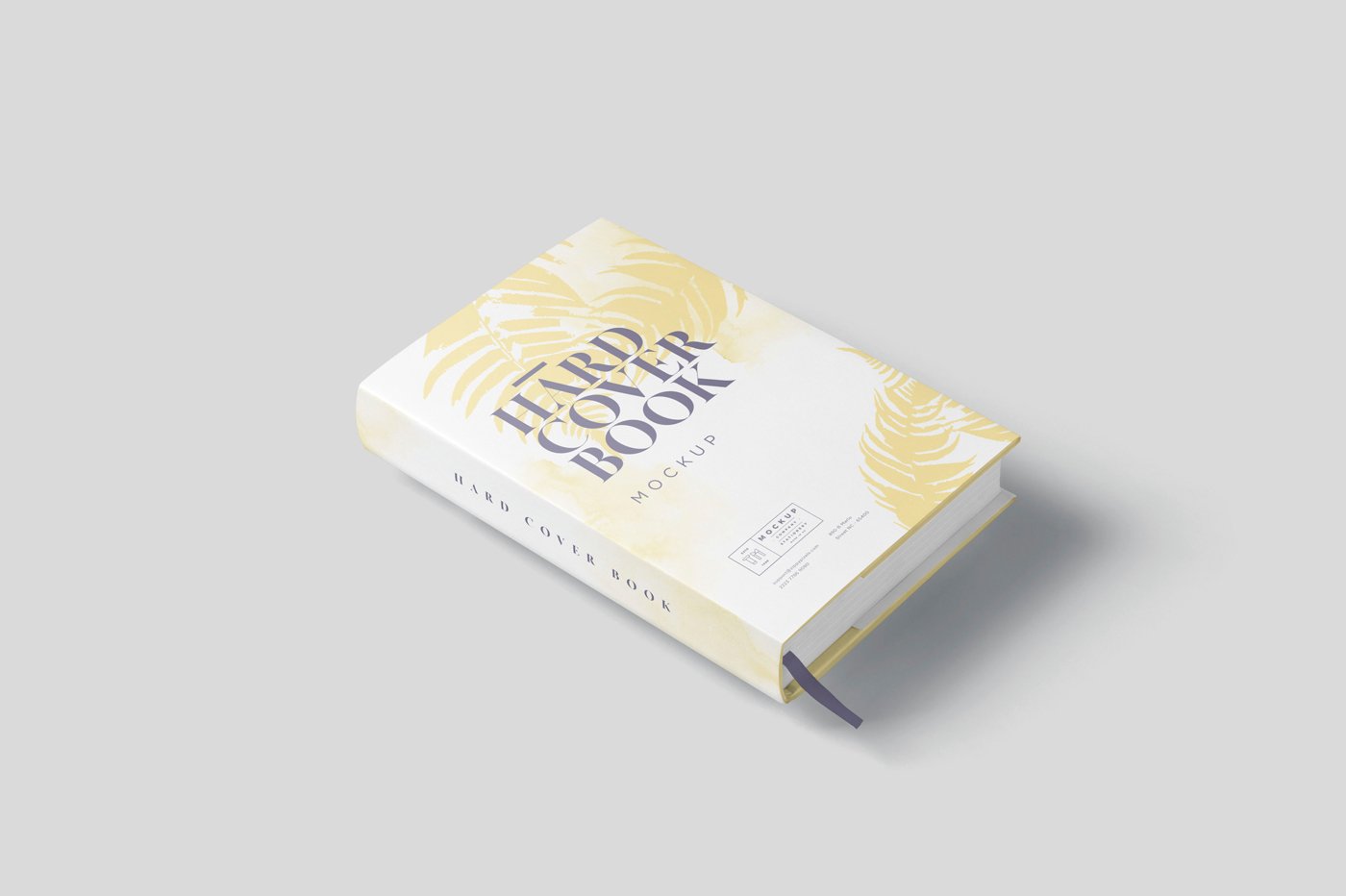 Hardcover Book Dust Jacket Mockups cover image.