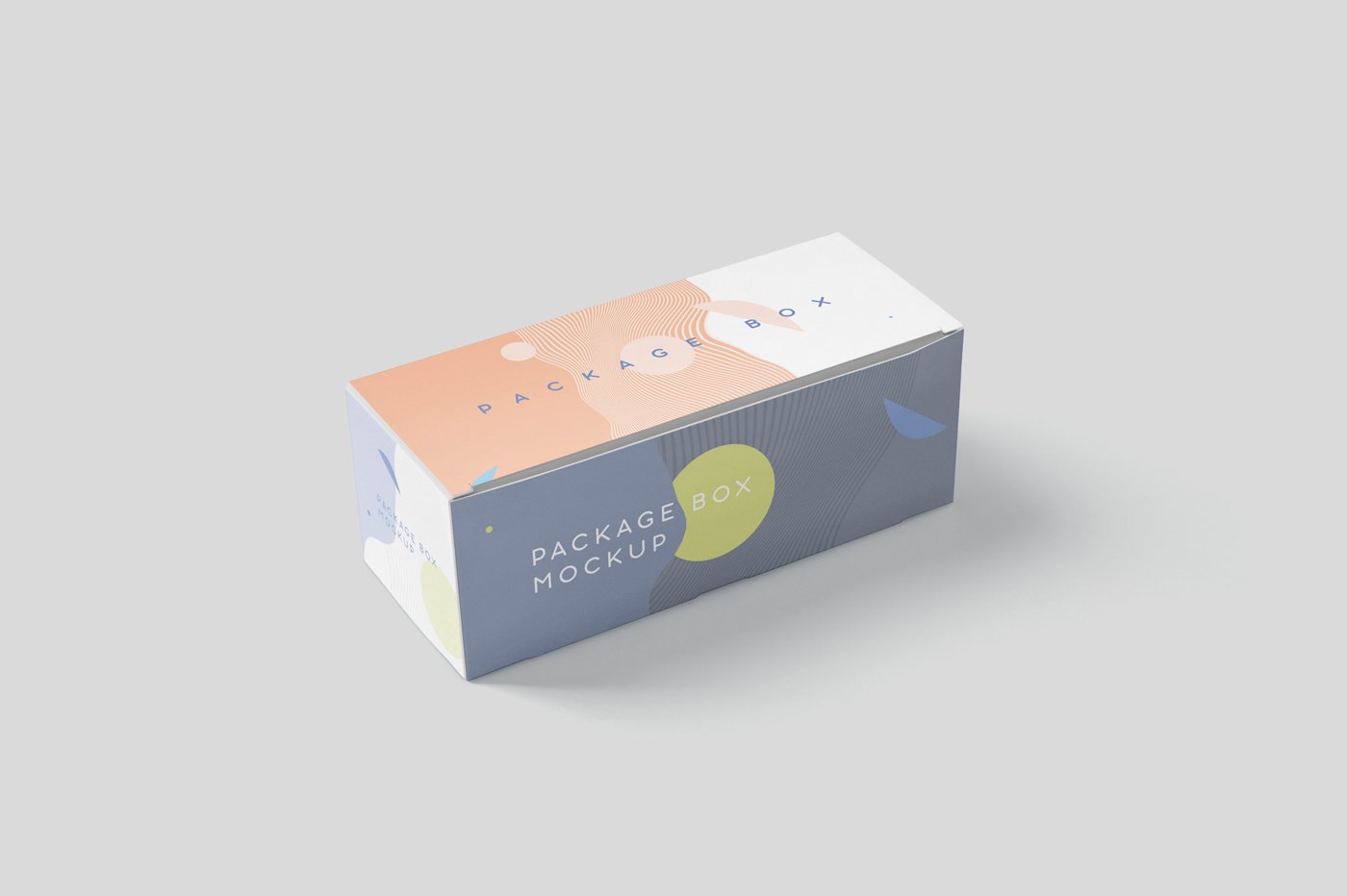 Package Box Mock-Up - Wide Rectangle cover image.