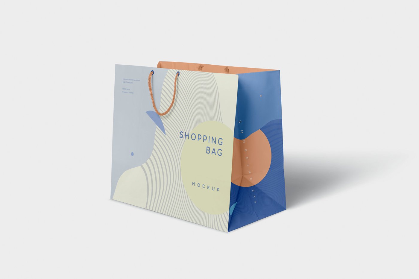 4 Paper Shopping Bag Mockups cover image.