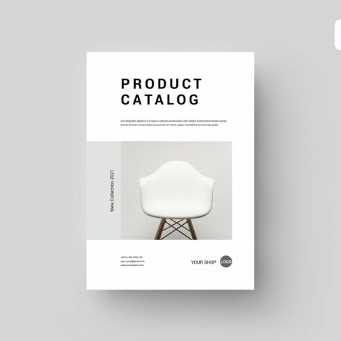 Product Catalog | MS Word & Indesign cover image.