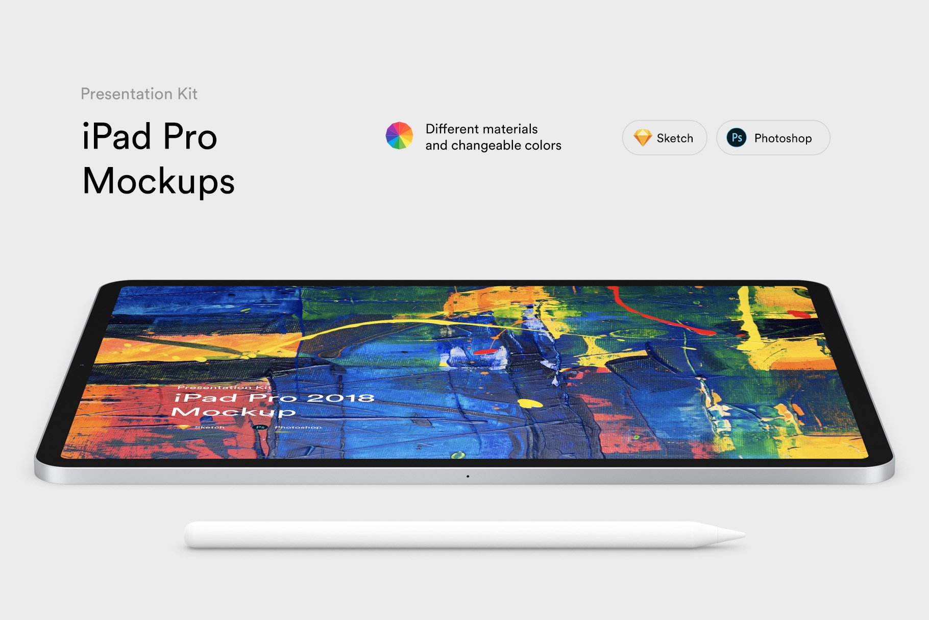 iPad Pro Mockups (2018) | PK cover image.