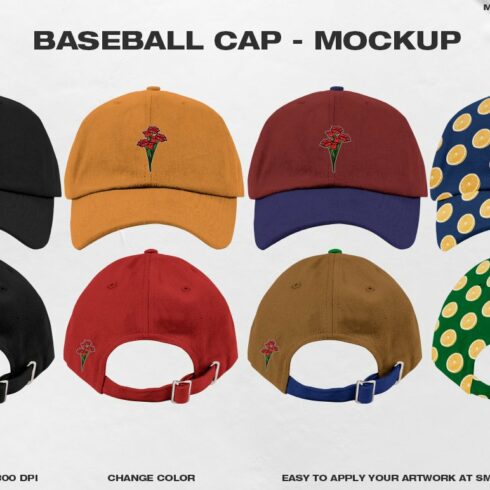 Baseball Cap - Mockup cover image.