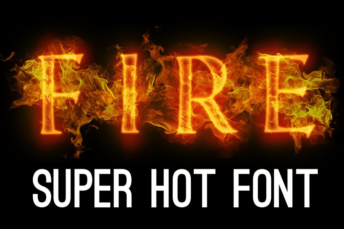 Flame font cover image.