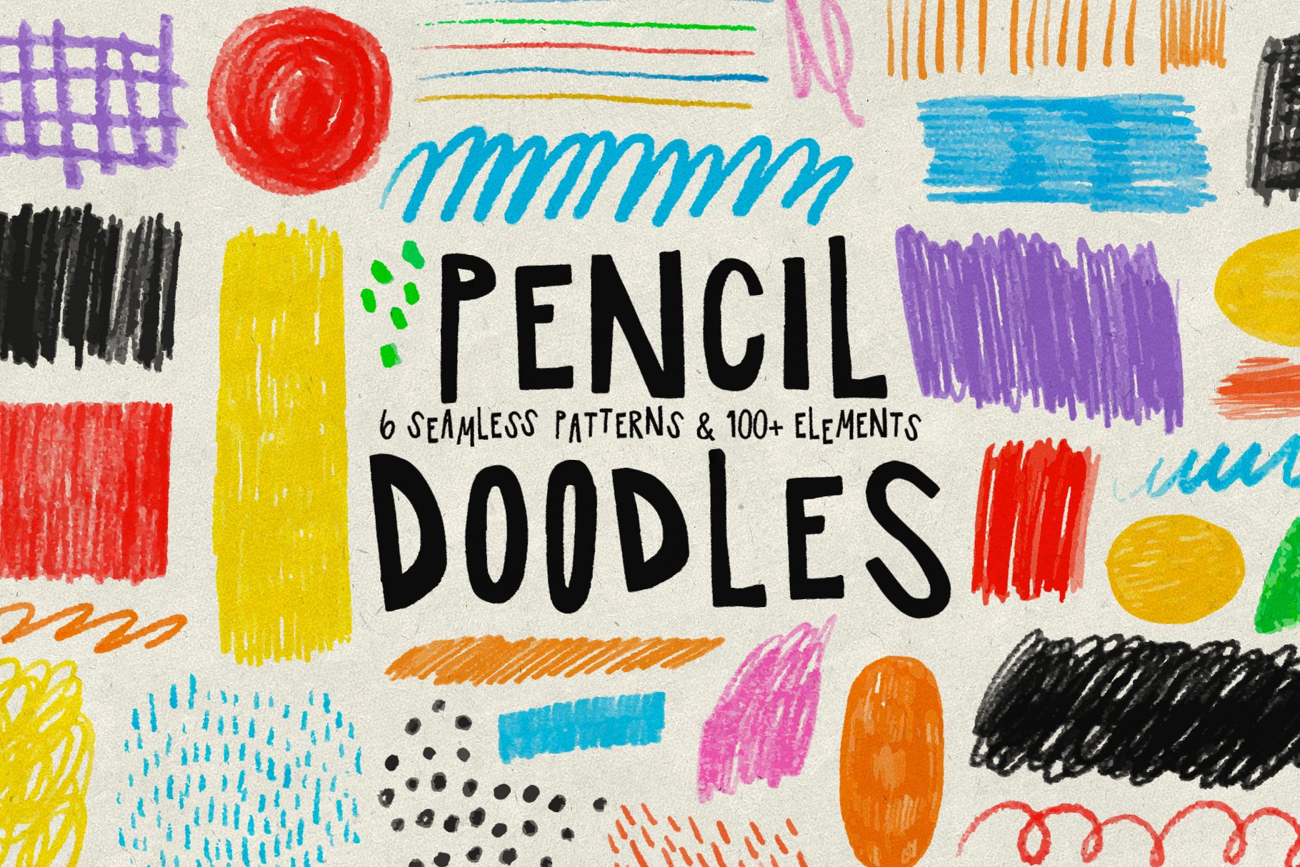 Pencil Doodles: Shapes + Patterns cover image.