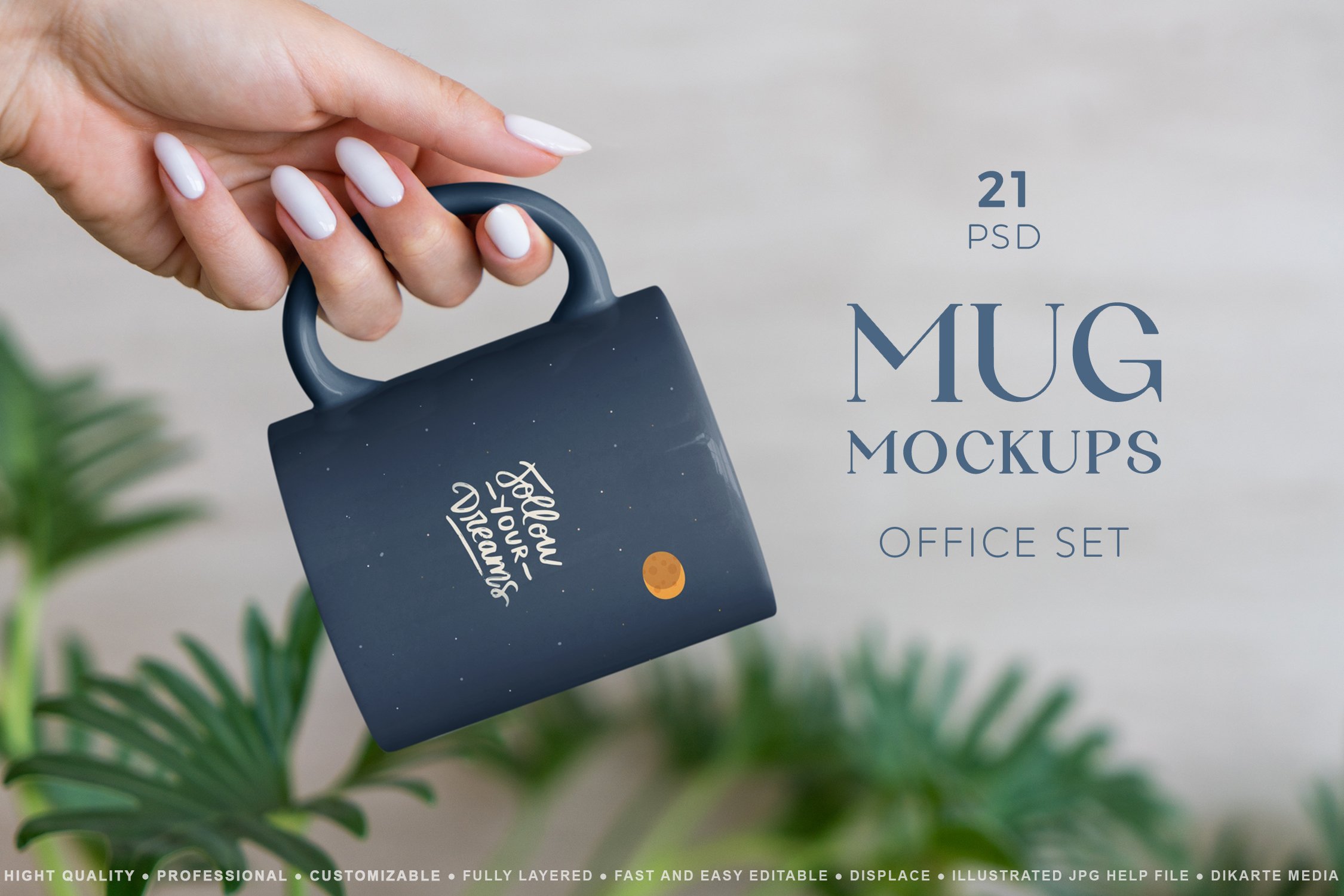 Mug MockUp Office Set cover image.