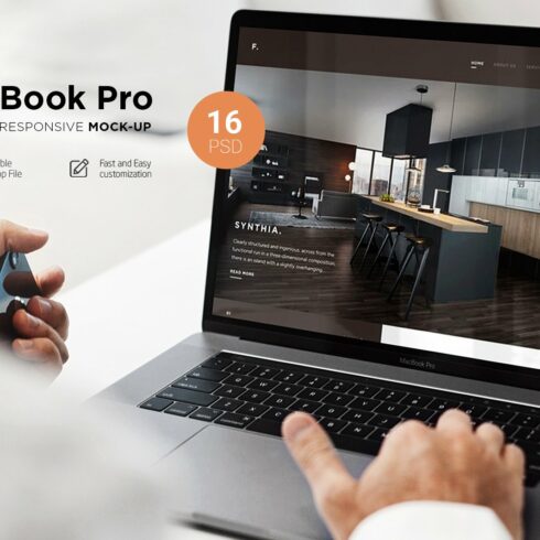 MacBook Pro Responsive Mock-Up cover image.