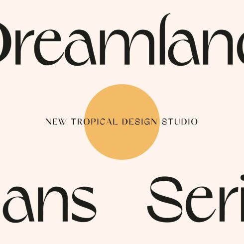 Dreamland Typeface cover image.