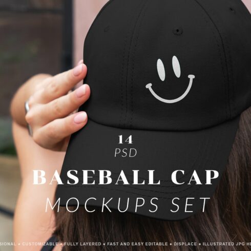 Baseball Cap Mockups Set cover image.
