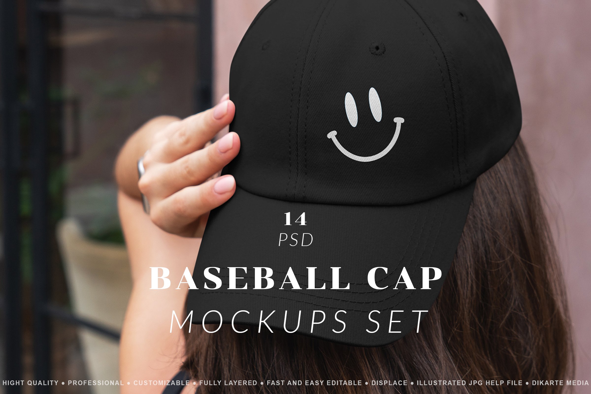 Baseball Cap Mockups Set cover image.