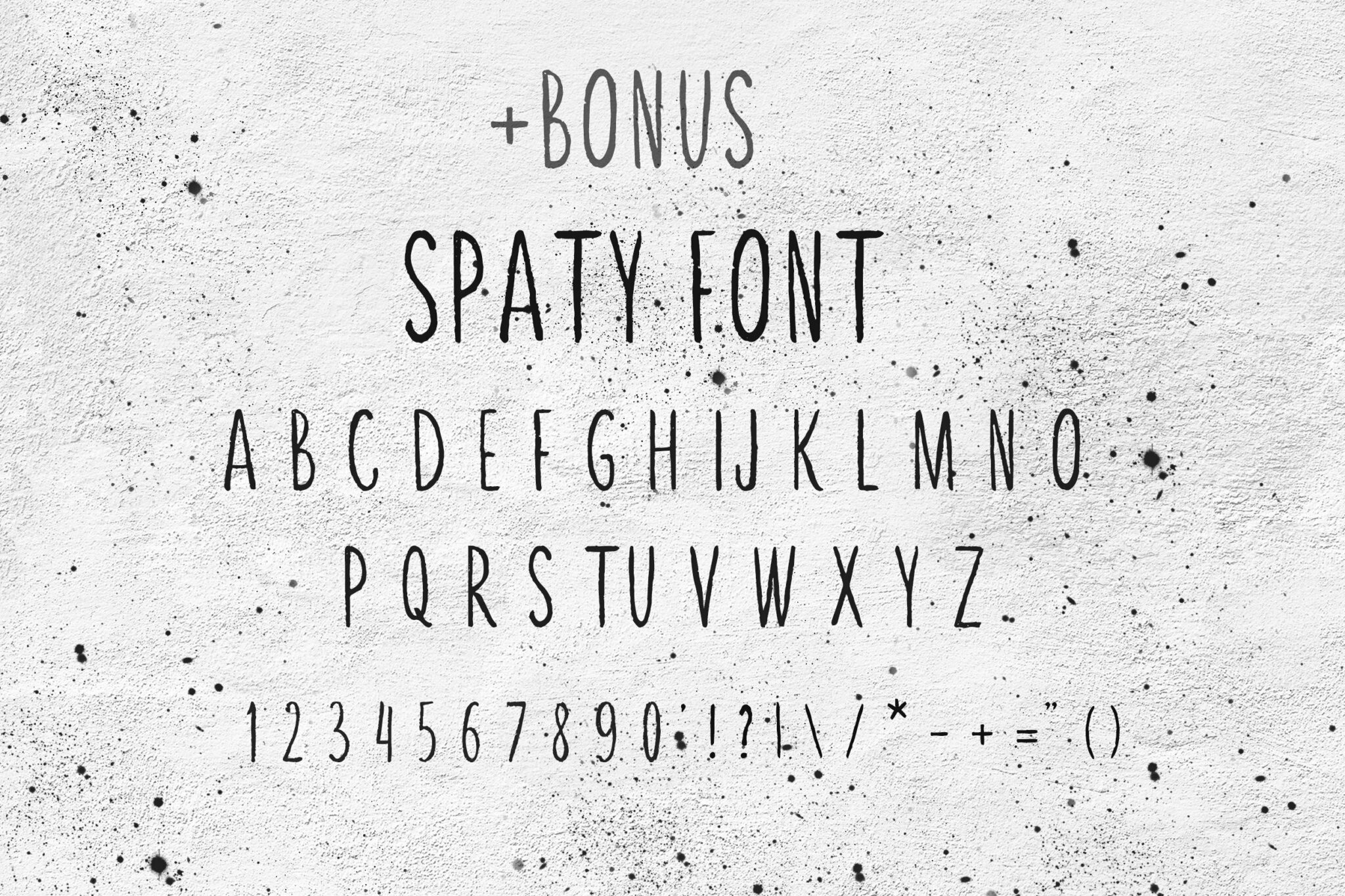 Spacef Font + Bonus: Font & Patterns – MasterBundles