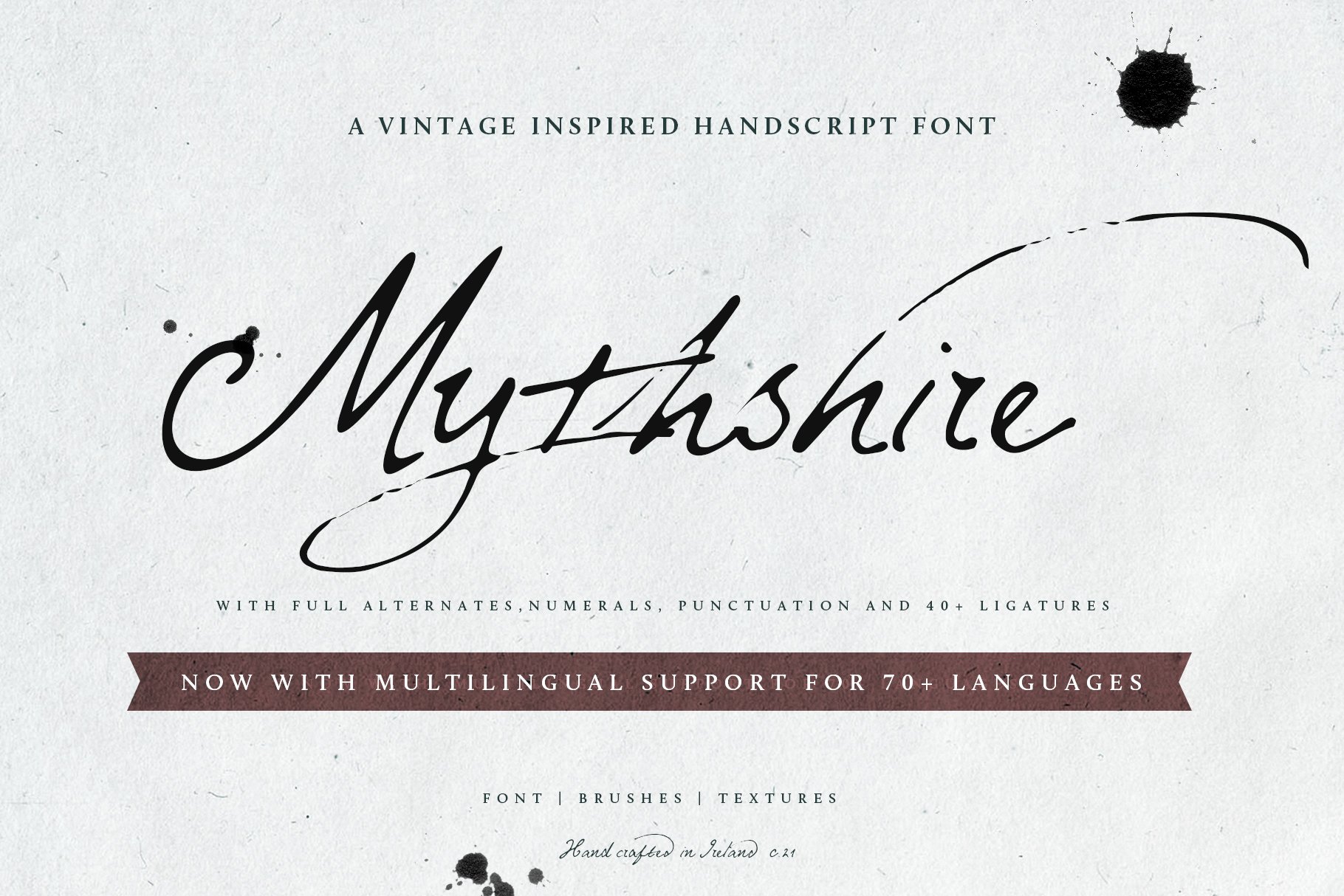Mythshire vintage script + extras cover image.