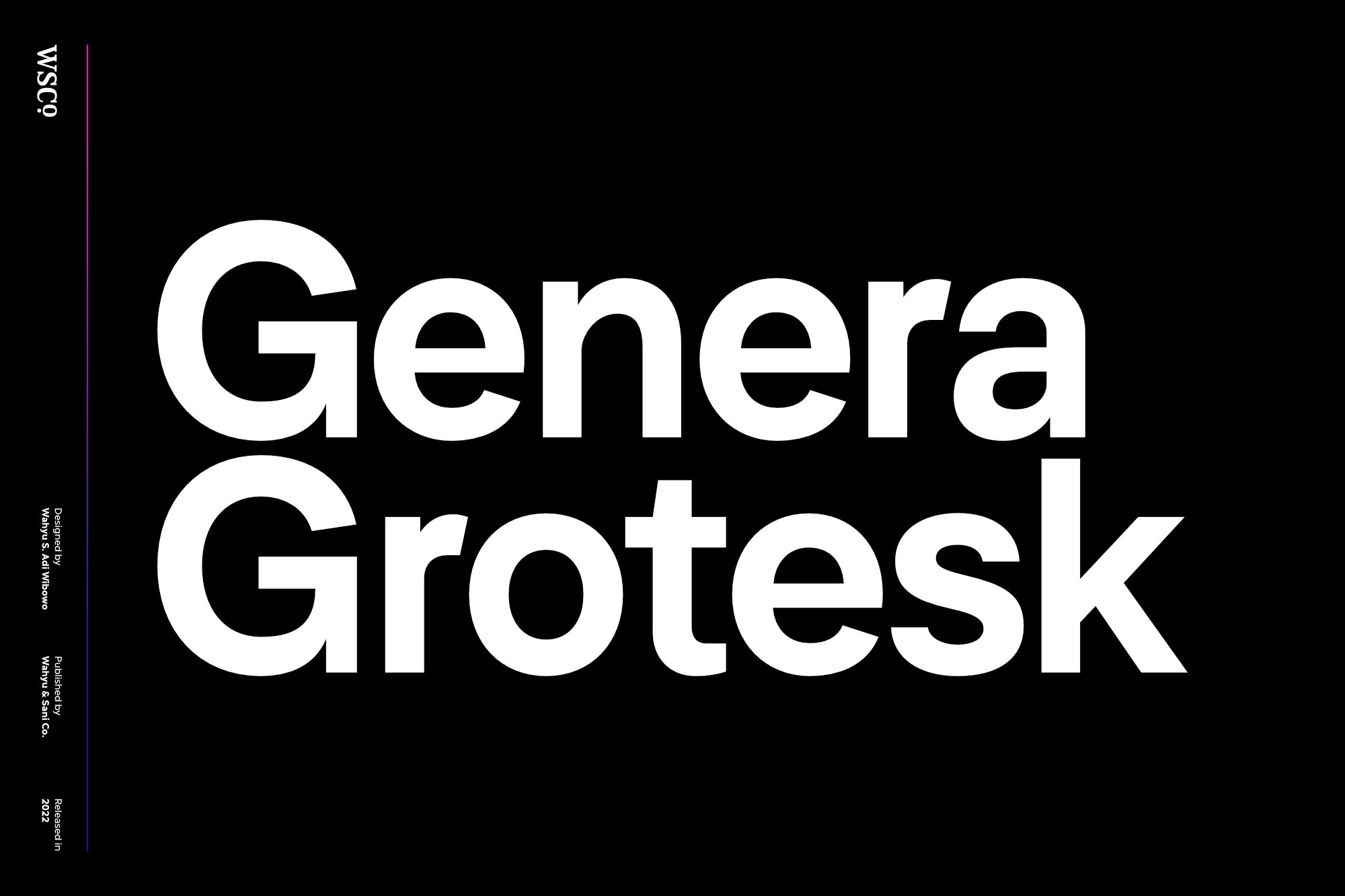 Genera Grotesk | Workhorse Typeface cover image.