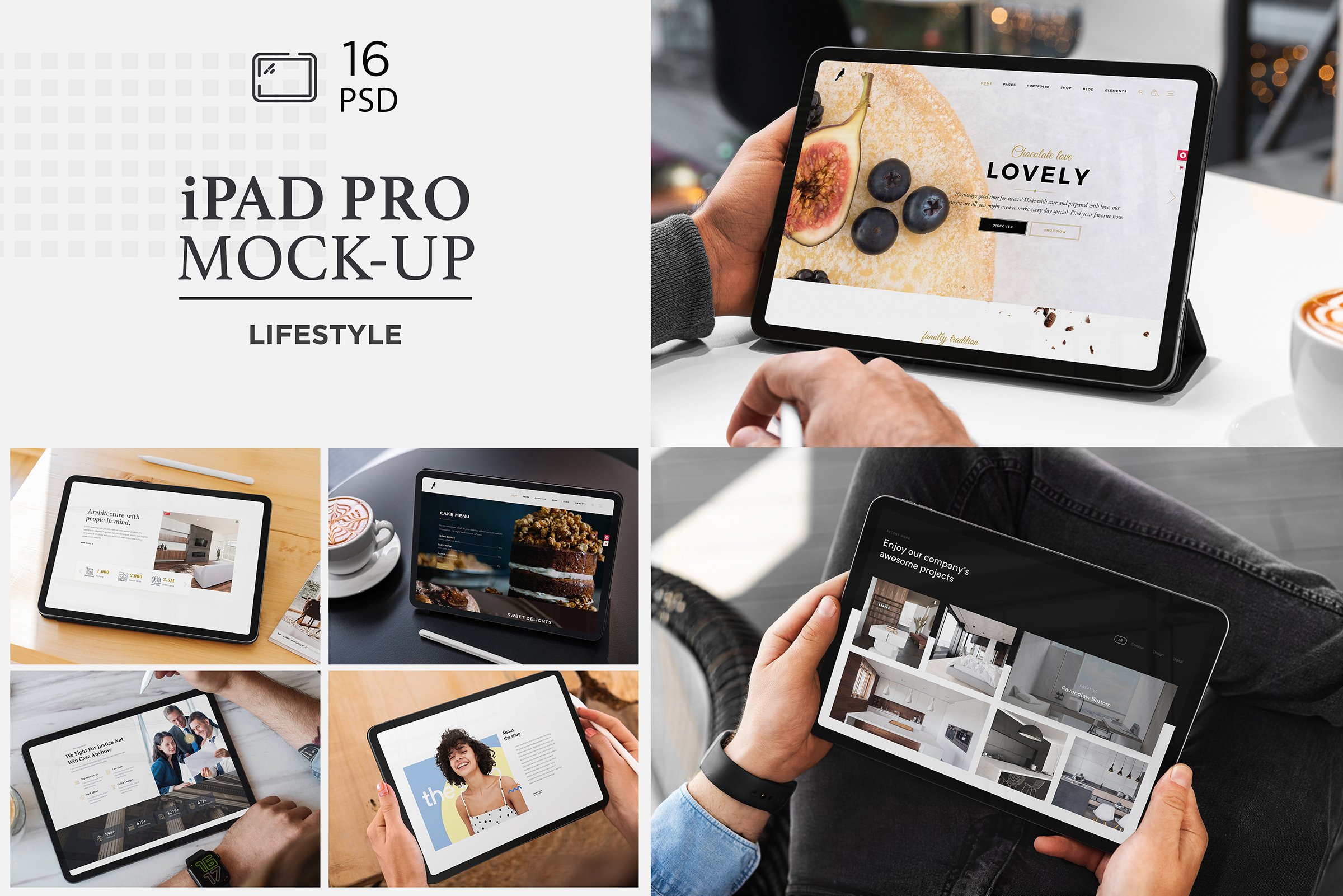 iPad Pro Responsive Mock-Up cover image.