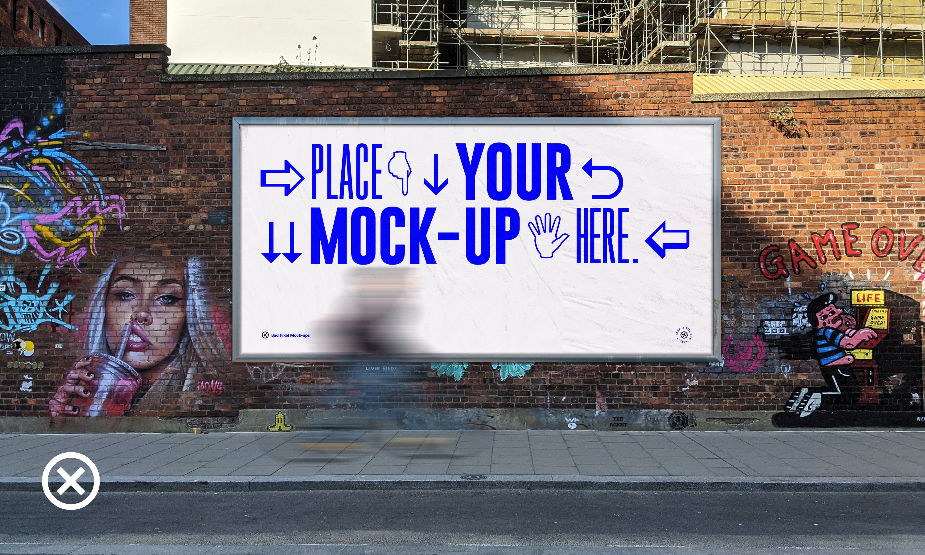 Street Billboard Mockup cover image.