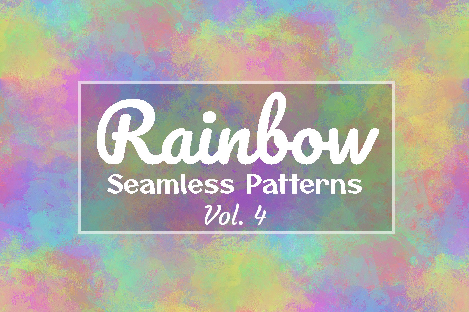 Rainbow Seamless Watercolor Vol. 4 cover image.