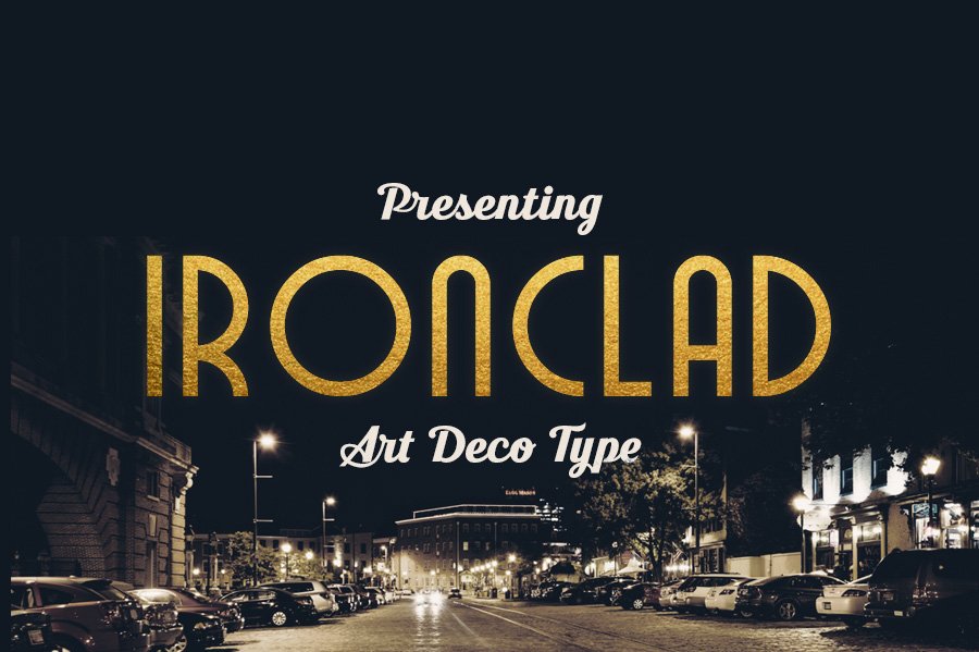 Ironclad Typeface cover image.