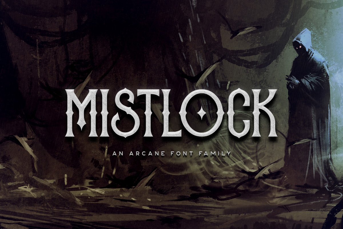 Mistlock Typeface cover image.
