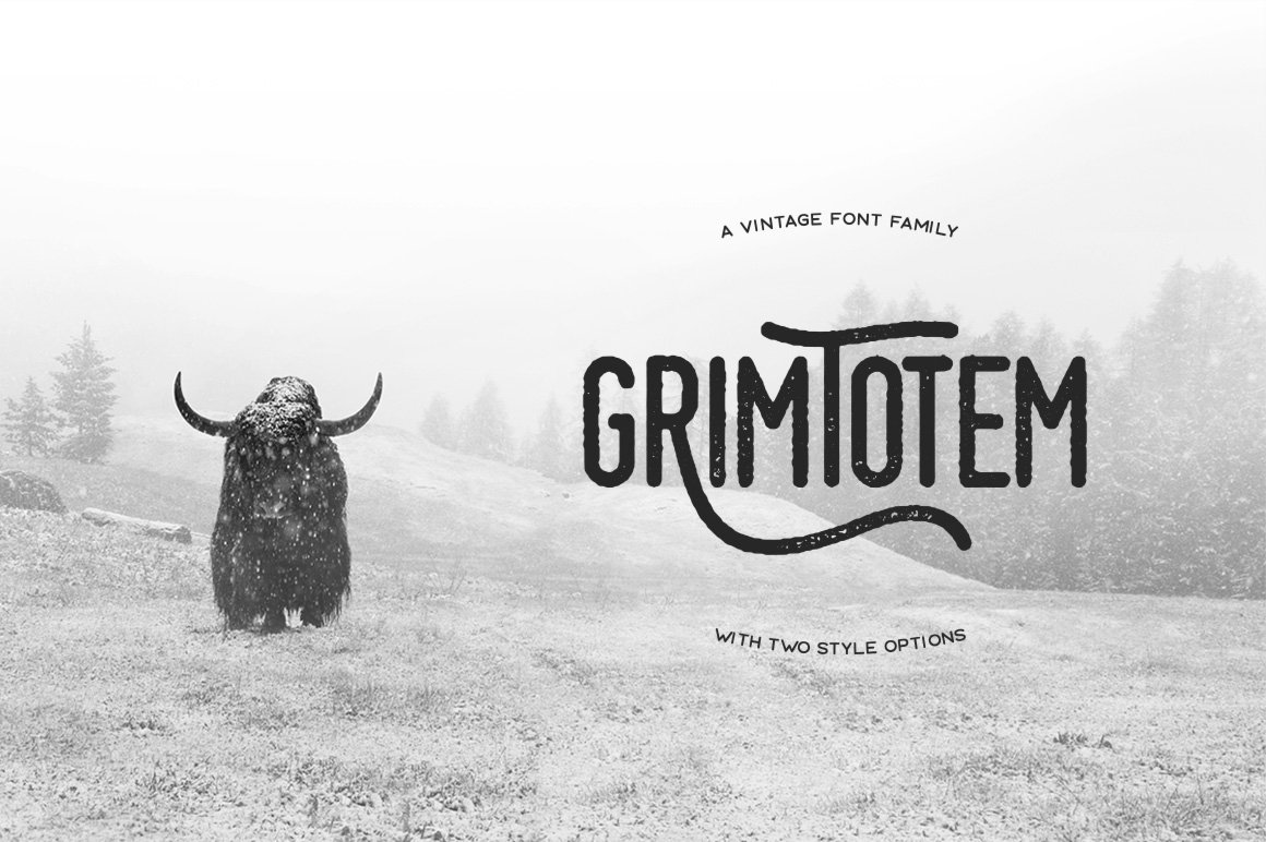 Grimtotem Typeface cover image.