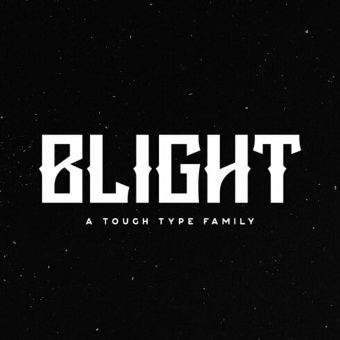Blight Typeface cover image.