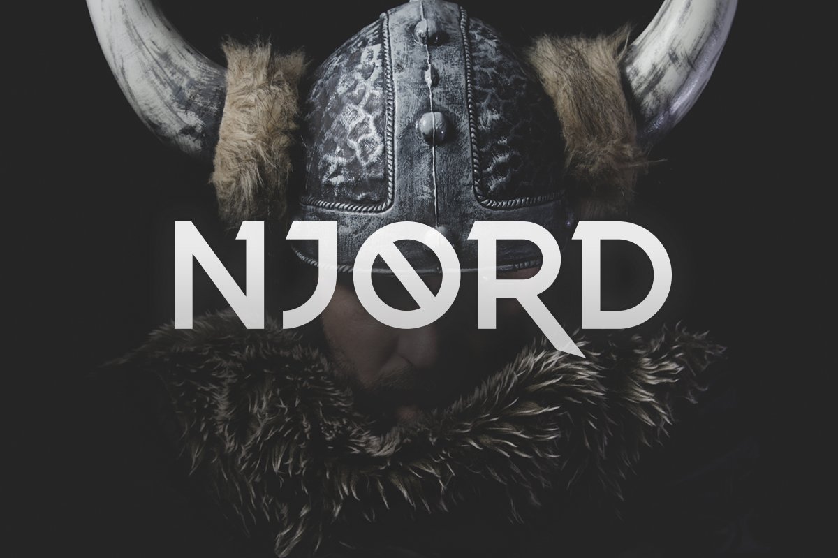 Njord Typeface cover image.