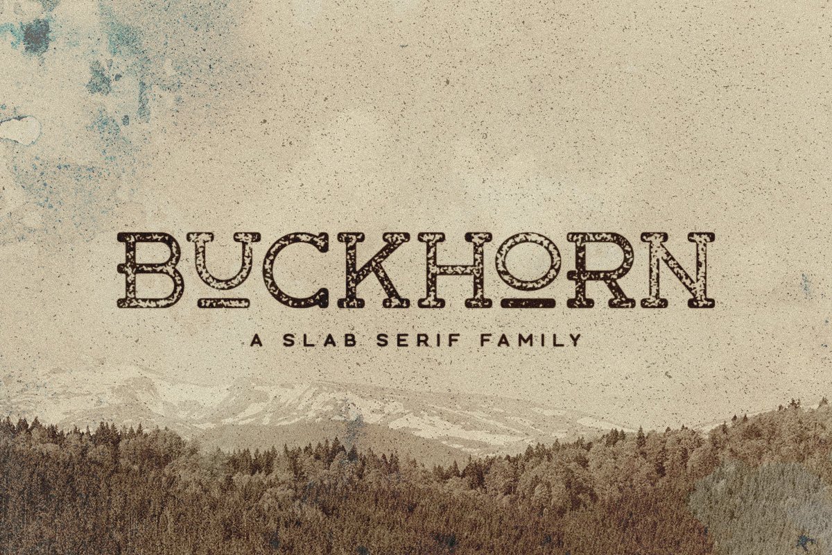 Buckhorn Typeface cover image.