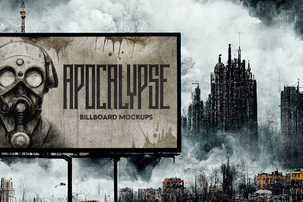 Apocalypse Billboard Mockups cover image.