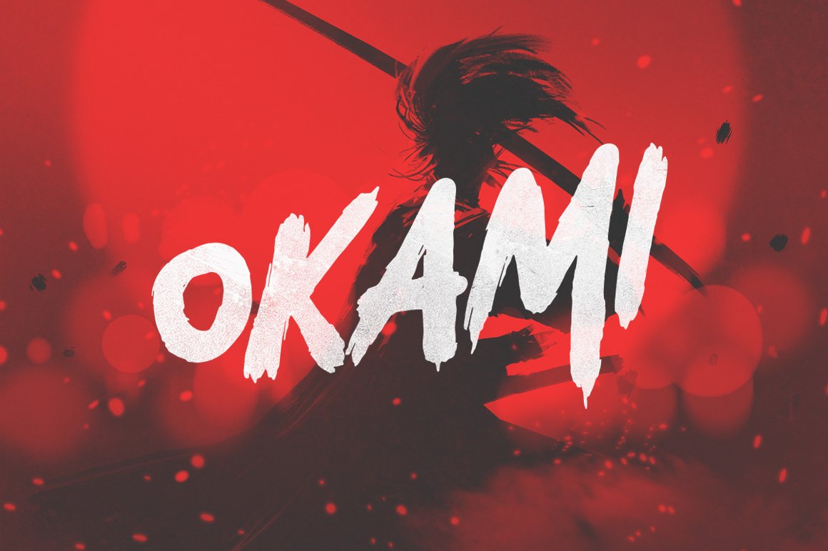 Okami - Brush Font cover image.