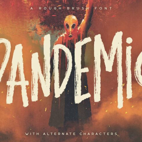 Pandemic - Brush Font cover image.