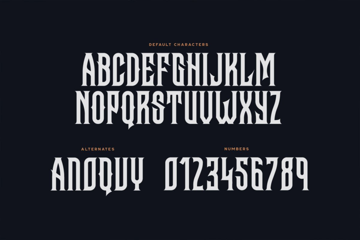 Apostle Typeface preview image.