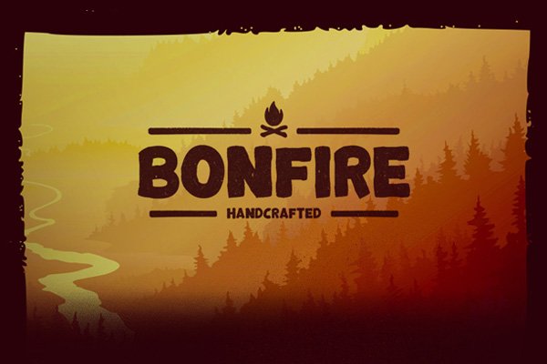 Bonfire Typeface cover image.