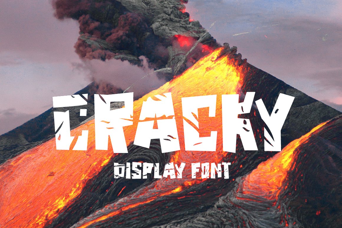 Cracky Display Font cover image.