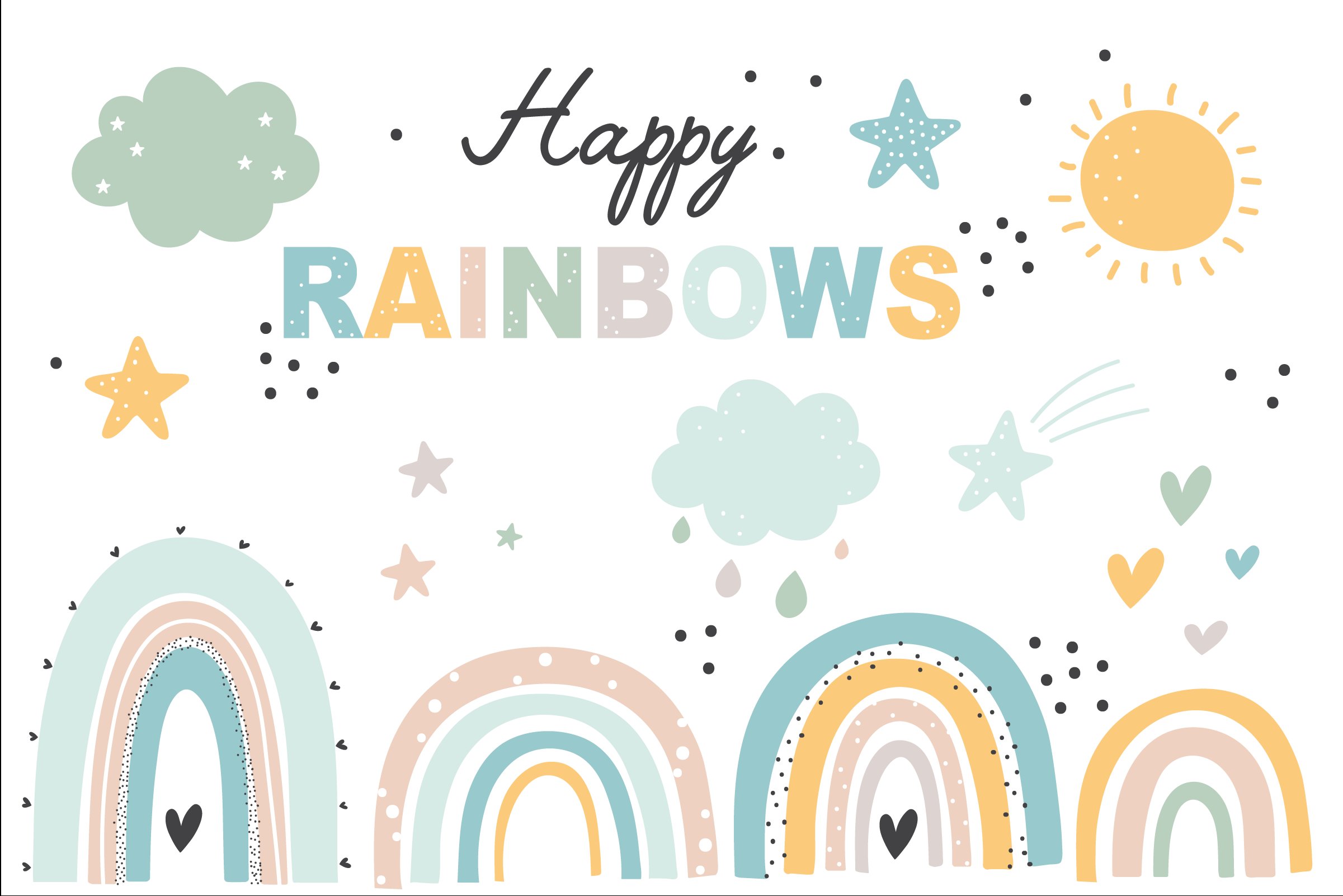 Happy Rainbows set cover image.