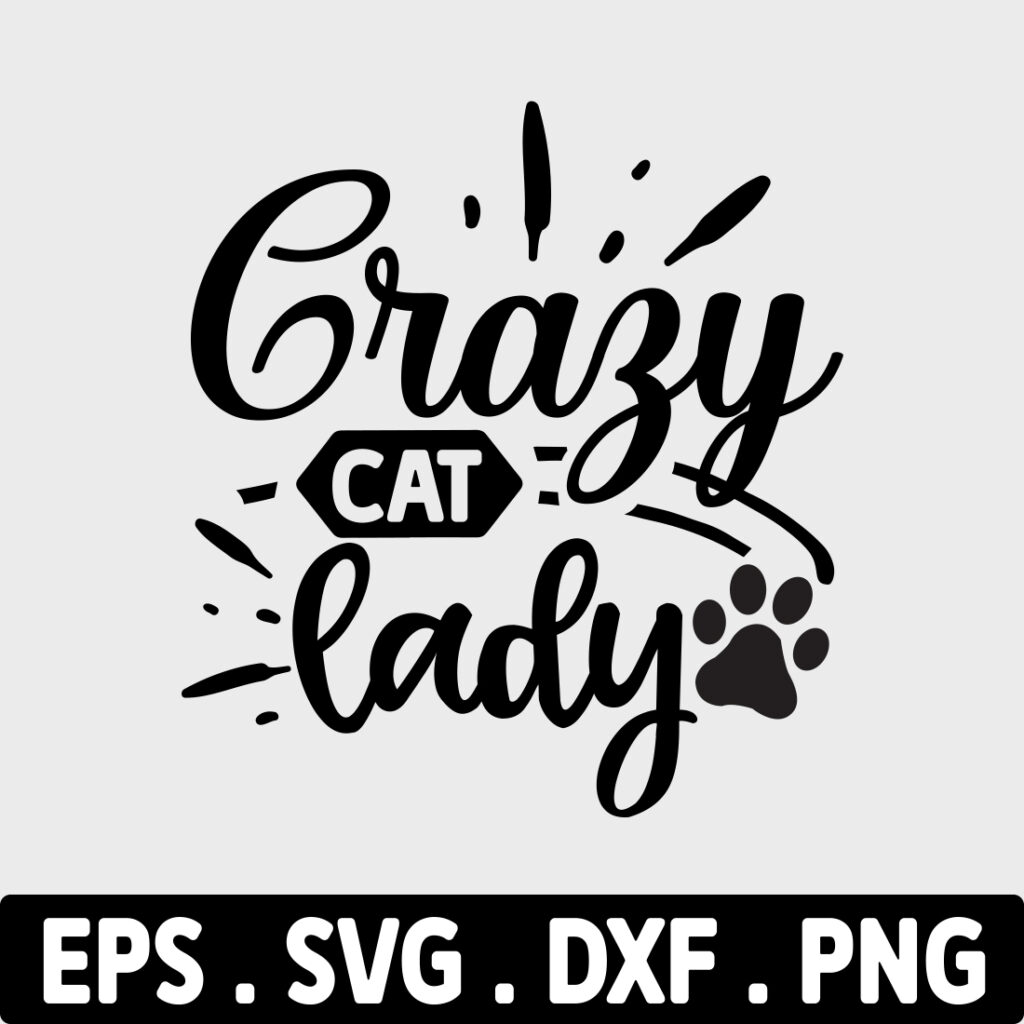 crazy cat lady svg - MasterBundles