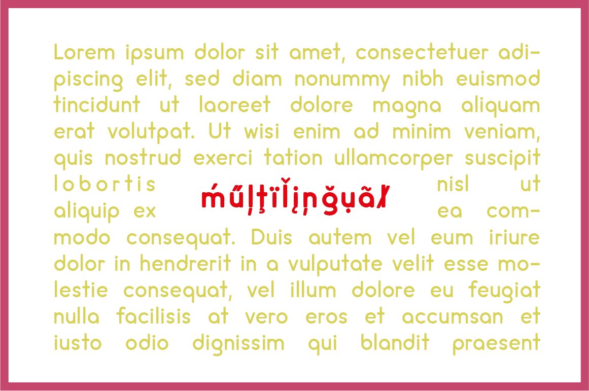 cream - complete font family preview image.