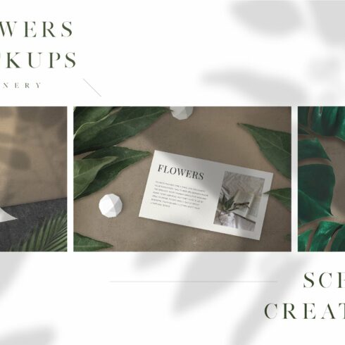 Flowers - (Mockup kit) Scene Creator cover image.