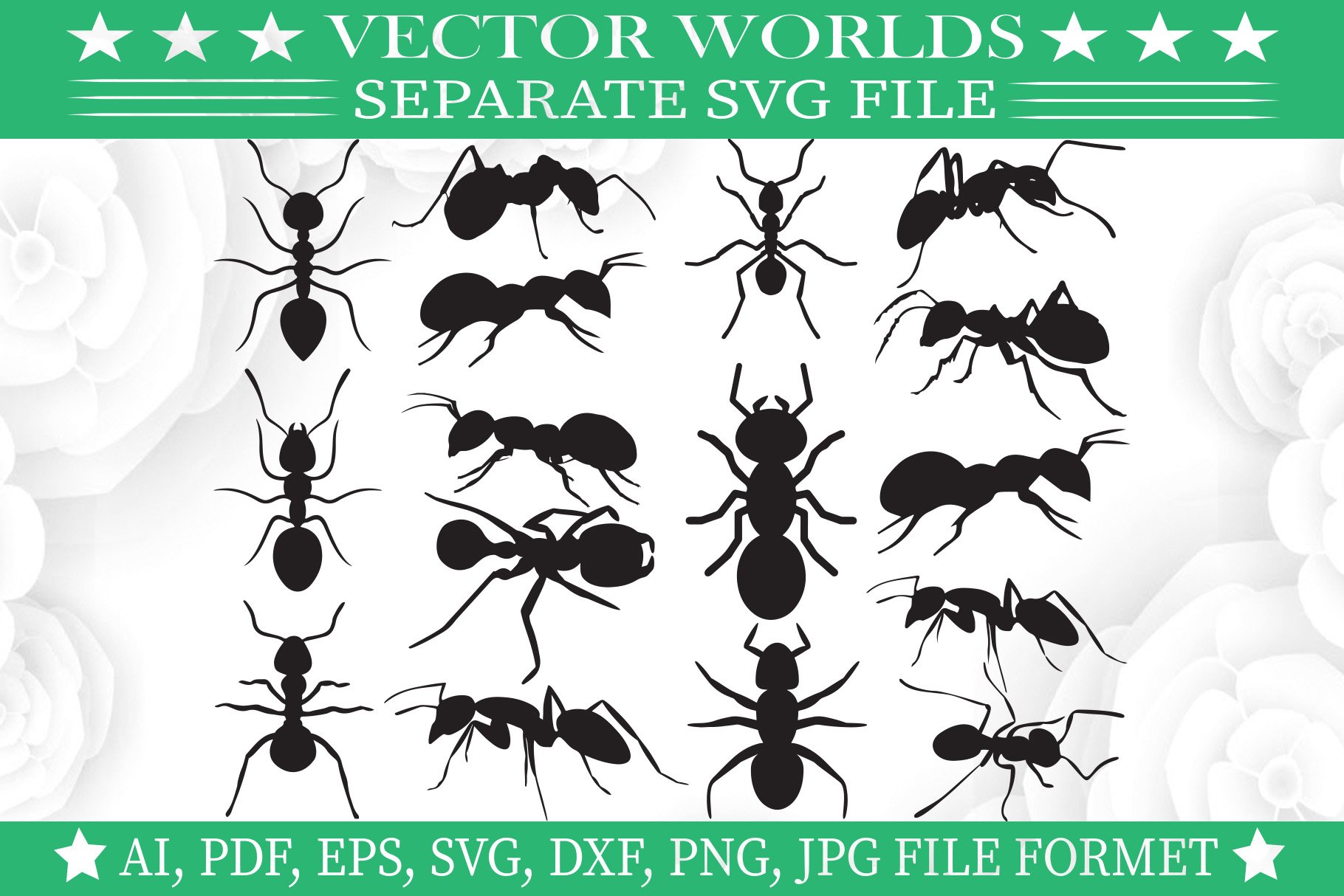Ants Svg, Ant, Animal, Anime Svg cover image.