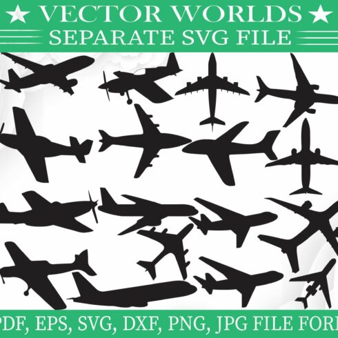 Airplane Svg, Air, Plane Svg cover image.